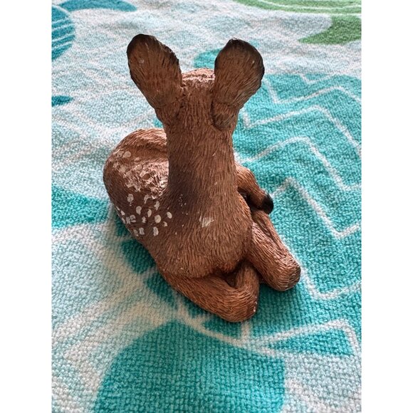 Stone Critters 1994 Fawn Figurine SC-058 By United Design  Made In USA - Picture 4 of 6